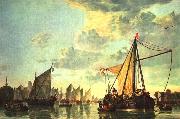 CUYP, Aelbert The Maas at Dordrecht  sdf oil painting artist